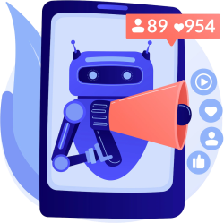 social automatio con Cuborio