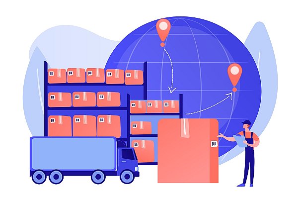 order-worldwide-delivery-service-storehouse-products-storage-transit-warehouse-bonded-warehouse-transferring-process-goods-concept-pinkish-coral-bluevector-isolated-illustration_335657-1808