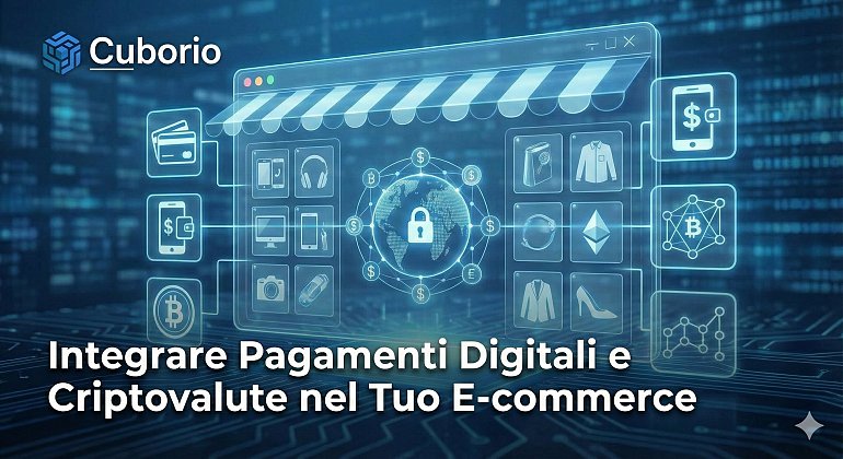 Cuborio pagamenti digitali e cripto nell'ecommerce